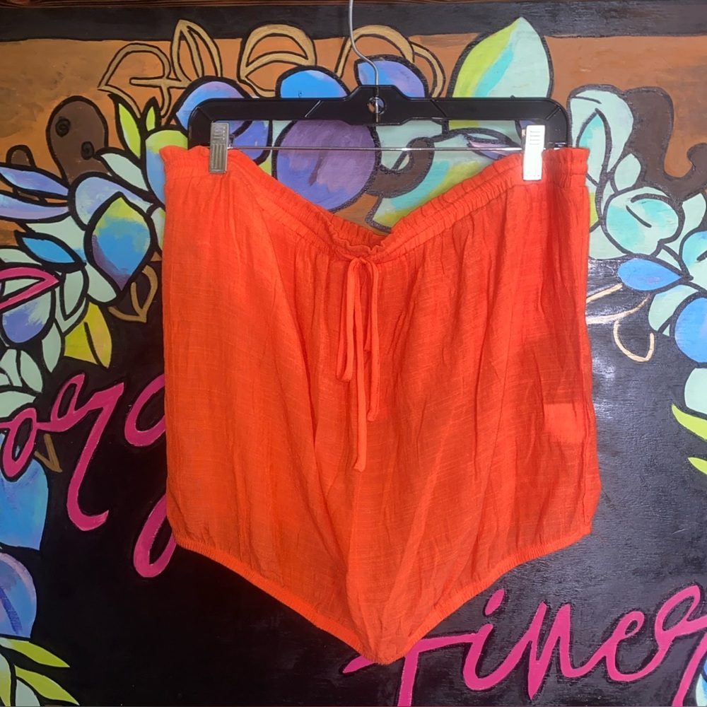 New York and Company soho Street Orange Tube Top Size XL
